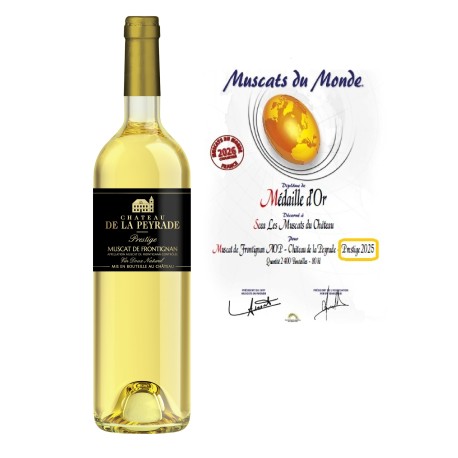 Prestige : Muscat de Frontignan (vin doux naturel) 